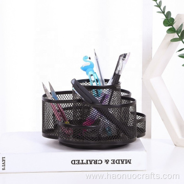 Rotary pen holder home desk storage and finishing